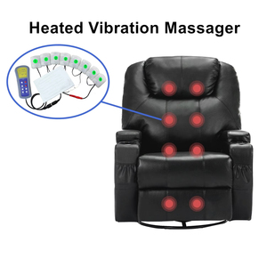 Body Massager Chair Parts 8 Motors <b>Heating</b> <b>Pads</b> with Manual Controller for Internal Use - Product Image 2