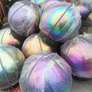 Esfera de oro hueca de acero inoxidable, Bola de efecto espejo brillante, colorida - Product Image 5