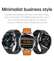 2024 nouveau Fitness complet AMOLED 4G mémoire musique montre intelligente appel téléphonique musique locale Smartwatch pour hommes Android TWS écouteurs montres
