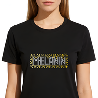 Transferts thermocollants personnalisés pour le Mois de l'Histoire des Noirs, motifs en strass pour T-shirt