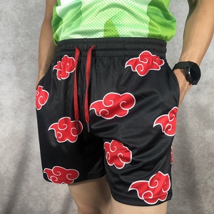 Tùy Chỉnh Polyester Lớp Duy Nhất Net Bóng Rổ Quần Short Nhanh Khô Người Đàn Ông Tất Cả Các Hơn In <span class=keywords><strong>M</strong></span>ột Anime X Phòng Tập Thể Dục Lưới Quần Short - Product Image 4