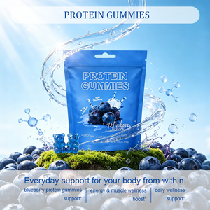 Private Label Erwachsenen-Heidelbeer-<span class=keywords><strong>Protein</strong></span>-Gummis Hochprotein-Snack zur Muskelunterstützung & Wellness OEM/ODM - Product Image 3