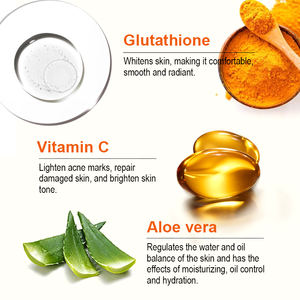 Turmeric Glow Combo Double-Glutathio Kojic Acid Whitening Dark Spot Anti Acné Skin Care Set para revelar la piel radiante - Product Image 4