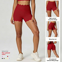 Conjunto de yoga de 2 piezas para mujer: Top deportivo de un solo hombro y shorts de ciclista de cintura alta moldeadores para gimnasio y entrenamiento