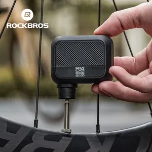 ROCKBROS Outdoor Straßen-MTB Mini tragbar Einhand drahtlos automatische Pumpe Fahrrad-Inflator Kompressor Elektrofahrrad Luftpumpe