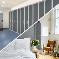 Armoire en métal de stockage de clés Durable de casier en acier de porte unique de haute qualité pour des vêtements de travail de personnel armoire en plastique moulée