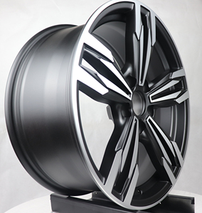Jantes en alliage 15 pouces 5 trous 5x114.3, jantes de voiture 17 pouces PCD 5x100-114.3mm à cinq branches, moyeux de roues en alliage Flow Forming - Product Image 2