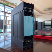 Porte extérieure moderne en alliage d'aluminium à isolation thermique, best-seller, qualité supérieure, garantie 5 ans