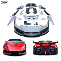Kit carrosserie en fibre de carbone pour Lamborghini LP580 LP610, kit widebody amélioré style DW avec spoiler avant et arrière