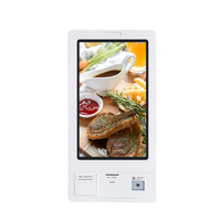 Terminal de Pedidos con Pantalla Táctil Digital Interactiva de 21.5 Pulgadas con SDK para Kiosco de Autoservicio de Comida Rápida (Android RK3288)