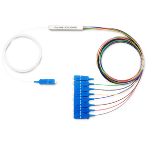 PLC Steel Tube Type SC 1X8 <b>Telecommunication</b> Indoor/Outdoor Use Wide Operating Wavelength 1260-1650nm Insertion Loss - Product Image 1
