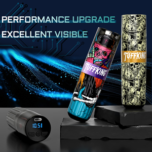 Máquina de tatuaje <span class=keywords><strong>rotativa</strong></span> de alto rendimiento personalizada de nueva generación Tuffking estructura de plástico duradera con <span class=keywords><strong>agujas</strong></span> de cartucho permanente - Product Image 4