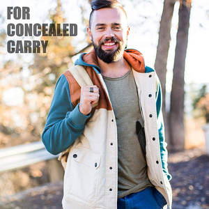 กระเป๋าใส่ปืนแบบสะพายไหล่สีดำอเนกประสงค์ พร้อมช่องใส่แม็กกาซีนคู่ - Product Image 4