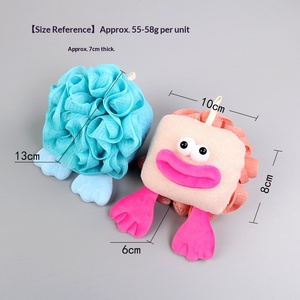 Vente directe usine : Éponge <span class=keywords><strong>de</strong></span> <span class=keywords><strong>bain</strong></span> mignonne en forme <span class=keywords><strong>de</strong></span> dessin animé pour adulte, à suspendre, grande taille, en forme <span class=keywords><strong>de</strong></span> fleur moussante, pour usage domestique - Product Image 3