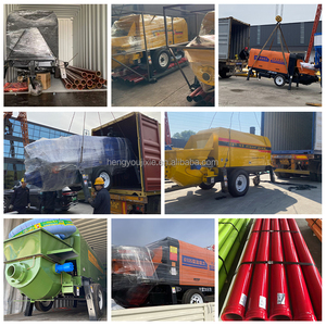 Diesel Concrete Trailer <strong>Pump</strong> With Remote Small Inclined Concrete Delivery <strong>Pump</strong> Price Engineering &amp; Construction <strong>Machinery</strong> - Product Image 5