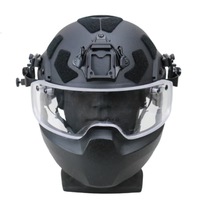 Casque de sécurité en matériau aramide de type V sans fentes avec système de suspension Wendy, couleur personnalisée, casque tactique double usage 4