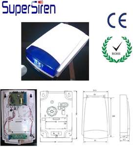 Sistema de seguridad para el hogar de 120dB con alarma antirrobo de 12V, sensor de puerta, sirena con pilas y alarmas estroboscópicas, red GSM - Product Image 2