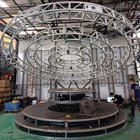 Structure de scène rotative DMX en aluminium pour éclairage de club