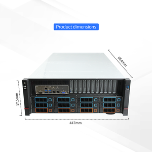 เซิร์ฟเวอร์แบบติดตั้งบนแร็ค SV6-CP-I4D612 CEACENT 4U12 DISK Intelligent Computing AI Rackmount Server 4U <span class=keywords><strong>GPU</strong></span> Server แบบสองเส้นทางประสิทธิภาพสูง - Product Image 5