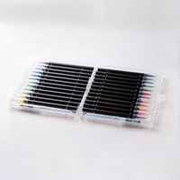 Bestationery Stylos marqueurs d'art à double pointe pinceau, lavables, pour aquarelle et graffiti, marqueurs de couleur à double pointe