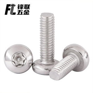 Tornillo Torx de Cabeza Redonda de Acero Inoxidable 304 Fenglian A2-70 GBT 2672-2017, Perno Autoblocante Antirrobo para la Industria de la Construcción - Product Image 3