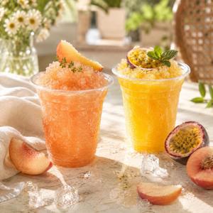 Gobelet en plastique PET à paroi simple avec couvercle, imprimé avec logo personnalisé, transparent, 8/12/14/16/24/32 oz, pour jus, thé, salade de fruits, smoothies à l'açaï - Product Image 2