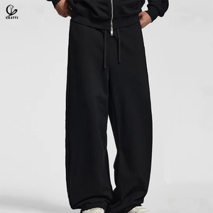 Pantalones Deportivos Anchos con Cordón en la Cintura y Rayas Laterales Personalizadas para Hombre y Mujer, Corte Holgado, Moda Urbana, Casual - Product Image 1