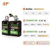 Литий-полимерный (LiPo) аккумуляторный блок 45Ач 66Ач 10C для дронов, 6S 12S 18S, для БПЛА/VTOL/мультироторов