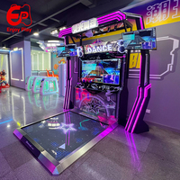 Machine de jeu d'arcade musicale de luxe Starry LED Crazy Jazz Drums à 3 écrans avec pédales lumineuses en métal, version espagnole, pour centre de divertissement