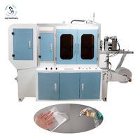 Machine automatique de pliage de housses de transducteurs pour packs chirurgicaux jetables en TPU, EVA, PE
