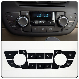 Pegatina de reparación para botones de control de aire acondicionado Buick Regal, modelos 2008-2013, adhesivo de PVC personalizado, reutilizable - Product Image 5