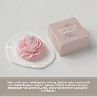 Bougie en cire de soja en forme de fruit, style vintage, petite, pour anniversaire, mariage, décoration d'intérieur, cadeau, fabriquée à la machine, dans un pot en fer blanc, non toxique