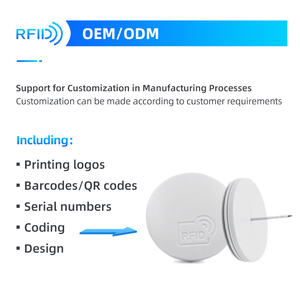 Étiquettes rigides RFID UHF EAS d'étiquette intelligente d'<span class=keywords><strong>aiguille</strong></span> <span class=keywords><strong>circulaire</strong></span> d'EAS d'étiquette antivol de magasins de vêtements pour la gestion au détail des vêtements - Product Image 6