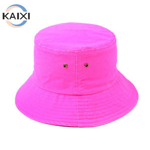 Cappelli da sole pieghevoli UPF50 + Neon arancione verde pescatori cappello da sole in cotone lavato giallo fluorescente cappello da campeggio a tesa larga - Product Image 3