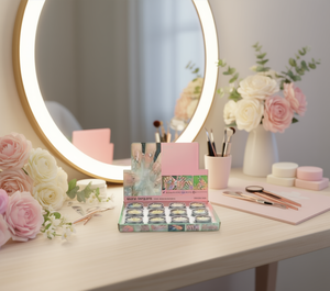 Autocollants Métalliques Ronds Auto-Adhésifs pour Ongles, Boîte de Décorations Mignonnes en Forme de Dessins Animés, Non Toxiques pour le Nail Art - Product Image 2