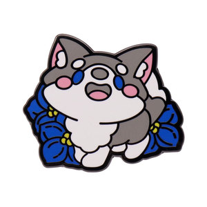 ที่กำหนดเองย้อนยุคไทยช้าง Pin สัตว์น่ารักป้ายการ์ตูนเข็มกลัดเคลือบปกขา - Product Image 5