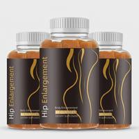 Gummies naturelles pour l'augmentation des hanches chez la femme, 60 unités, supplément haute puissance à base de Maca et de Fenugrec