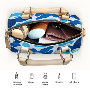 Borsa a Tracolla BLUE CAMO MULTI CAMO con Cinghia, Elegante e Versatile, Aggiunge un Tocco di Maturità, Manico Chiaro, Borsa da Donna - Product Image 5