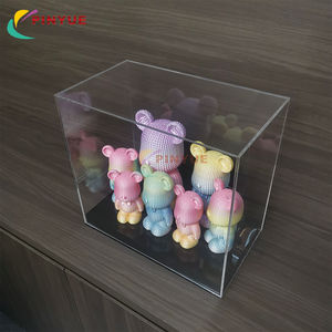 Vitrinas de Acrílico Transparente para Exhibición de Figuras de Anime y Gemas, Tamaño Personalizado, con Base de Plástico, para Exhibición en Tiendas - Product Image 4