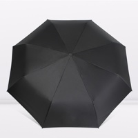 Parapluie pliant ShineRain Classic 8K à trois baleines pour adulte, léger, à commande manuelle, coupe-vent, avec logo personnalisé, motif pluie, idéal pour les cadeaux promotionnels