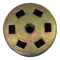 Machine à meuler à profil 125 personnalisable, roue en carbure de silicium à liaison résineuse, grain 16 # -180 #   Pour l'ébavurage des vis de rail ferroviaire M8/M20
