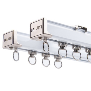 Riel <span class=keywords><strong>de</strong></span> Cortina <span class=keywords><strong>de</strong></span> Aluminio <span class=keywords><strong>de</strong></span> 2.6mm <span class=keywords><strong>de</strong></span> Grosor Extra, Ultra Silencioso, <span class=keywords><strong>de</strong></span> Montaje en Techo Simple o <span class=keywords><strong>Doble</strong></span>, <span class=keywords><strong>Precio</strong></span> al por Mayor Directo <span class=keywords><strong>de</strong></span> Fábrica - Product Image 5