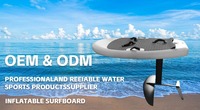Nouvelle planche de surf hydrofoil gonflable en fibre de carbone à propulsion pédale, facile à charger, planche compacte avancée, dégonflage et transport