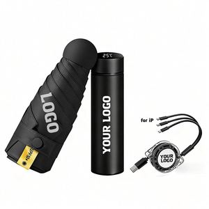 Parapluie de poche mini UV à faible MOQ, fourni directement par l'usine, avec logo personnalisable - Product Image 1