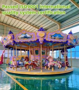 Manège pour enfants de haute qualité à <span class=keywords><strong>prix</strong></span> abordable, en fibre de verre et métal, blanc, pour usage en extérieur et intérieur, idéal pour les centres commerciaux - Product Image 3