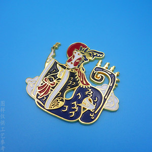 แม่เหล็กติดตู้เย็นโลหะสั่งทำพิเศษ รูปทรงสี่เหลี่ยมผืนผ้า สีทอง ลายการ์ตูนเทพนิยาย ดีไซน์ทนทาน ของตกแต่งบ้าน ของขวัญวันเกิด - Product Image 4