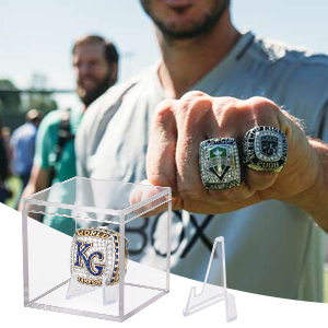 Fabricant en gros, nouveaux arrivages pour présentoir de baseball en acrylique transparent, boîte de présentation, support, cube, présentoir de magasin de balles - Product Image 4