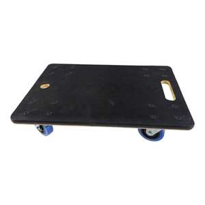 ฐานยางกันลื่นสำหรับเฟอร์นิเจอร์เคลื่อนย้ายรถเข็นล้อเลื่อนสีดำ - Product Image 6