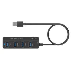 Çok portlu yerleştirme istasyonu 4 in 2 Laptop Hub USB tip C USB C/USB A 3.0