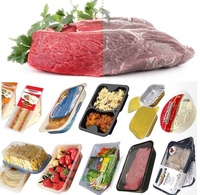 MPA 450, bandeja de vacío de alimentos de atmósfera modificada automática, máquina selladora de bandejas de mapa de embalaje para carne, pescado, ensalada, comida lista, fruta